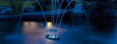 Springvandspumper til havedammen