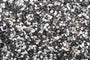Stenfolie i sort/hvid 100cm