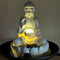 Buddha figur med fontæne lys