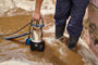Dykpumpe og drænpumpe til at fjerne mudret vand
