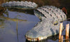 Naturtro krokodille til havedammen